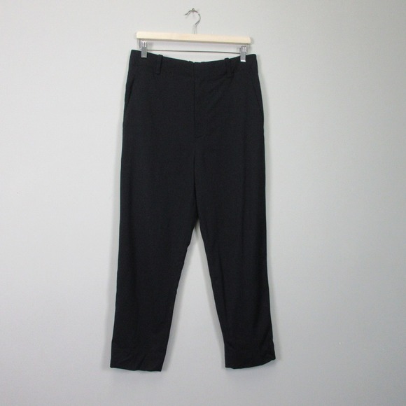 Vince Carrot Tapered Ankle Pants Women 10 Blue Viscose Career Casual 446 - Picture 1 of 14